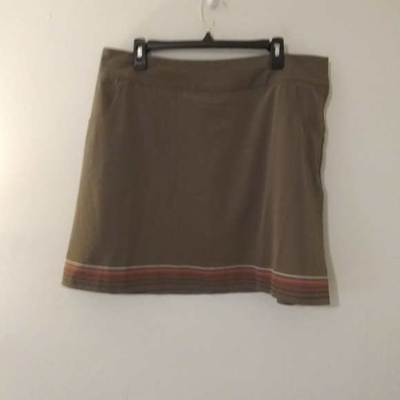 Nike Golf Brown Plus Size Knee Length Skort NWOT